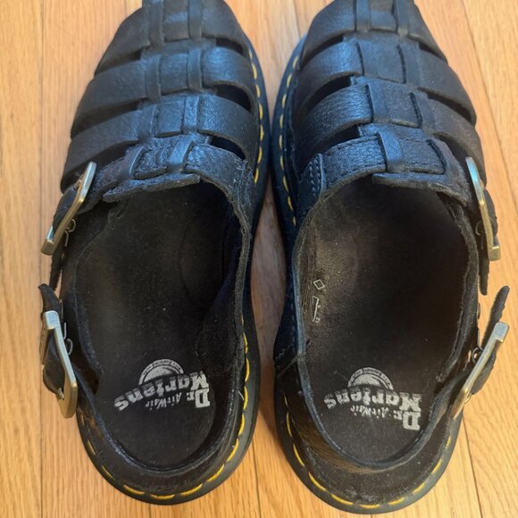 Dr Martens Wrenlie Grizzly Leather Fisherman Sandals - Picture 3 of 5